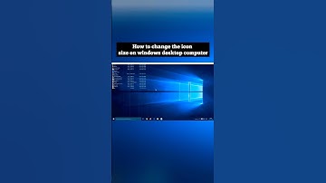 How to change the icon size on windows desktop in computer || View By in Desktop Icons #shorts #2023