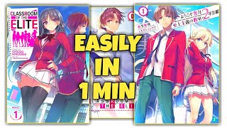 Download All Classroom Of The Elite Light Novels For Free