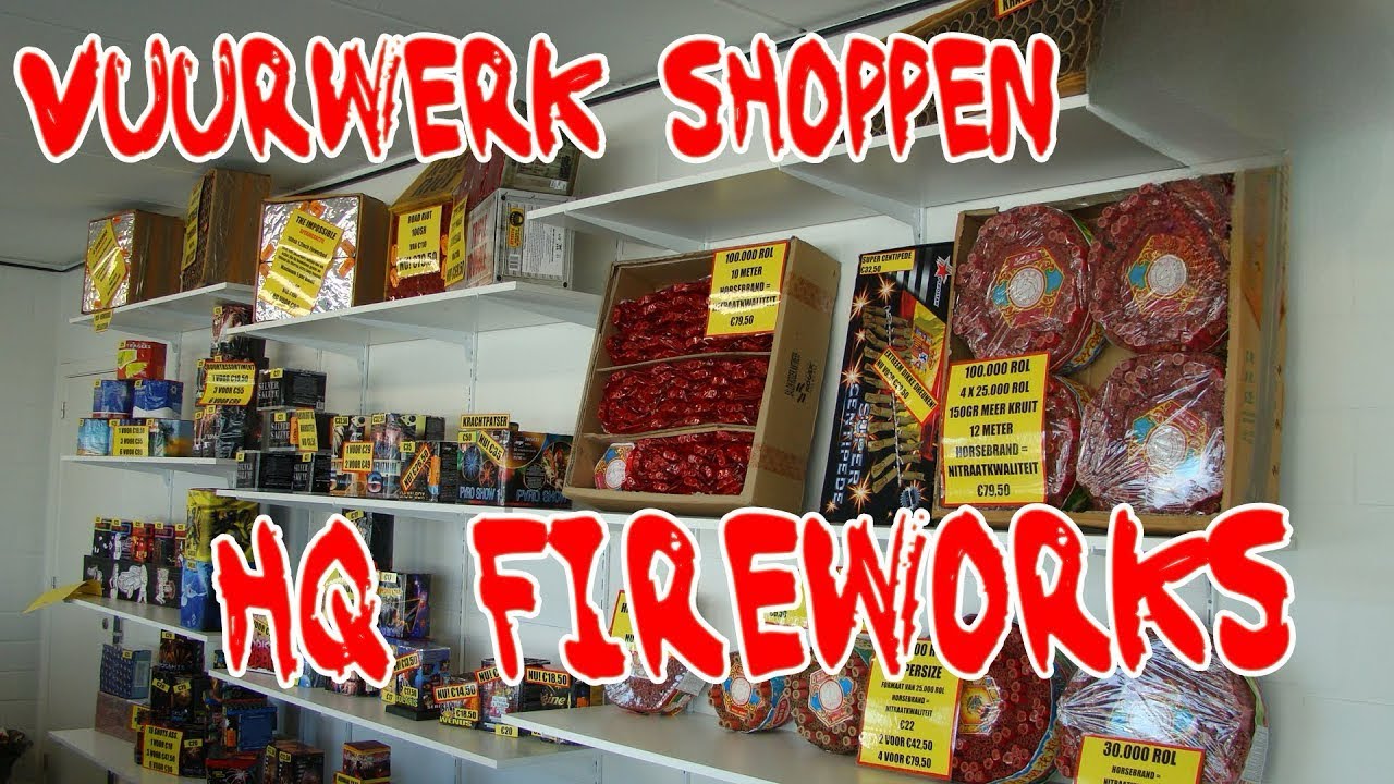 PYRO DOMSTAD UTRECHT VLOG#182 HQ FIREWORKS WINKEL BEZOCHT! ;)