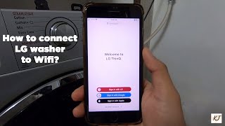 The easiest way to connect LG washing machine to wifi