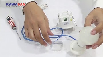 HƯỚNG DẪN SỬ DỤNG CÔNG TẮC CẢM ỨNG RADA VI SÓNG KAWASAN MODEL KW-RS04