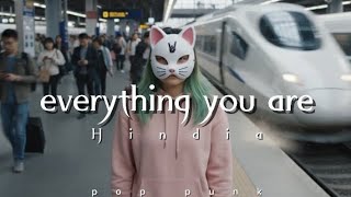 Hindia - Everything you are | pop punk cover by Pinky Funky (video lirik) 