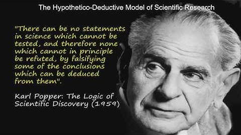 The Hypothetico-deductive Model
