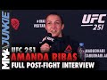 Amanda Ribas talks submission of Paige VanZant | UFC 251 post-fight interview