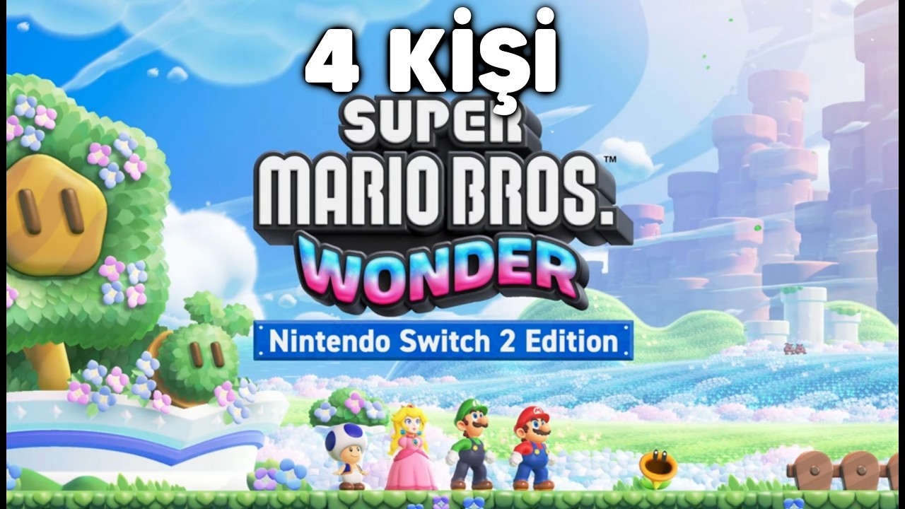 4 kişi super mario bros. wonder.