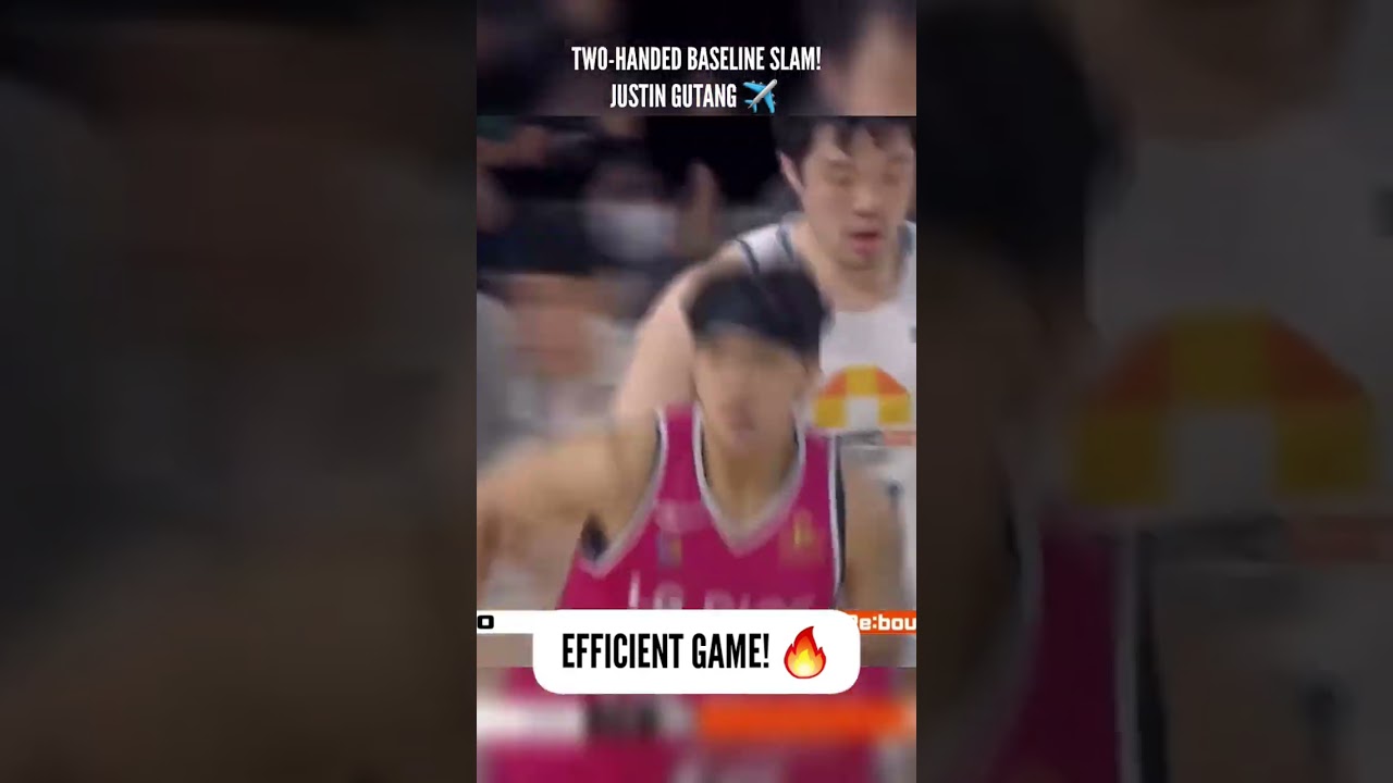 JUSTIN GUTANG took off in the Baseline for the Jam! 🔥 