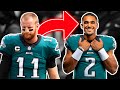 The REAL REASON why CARSON WENTZ was BENCHED for JALEN HURTS (Philadelphia Eagles)
