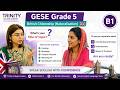 B1 English Test (GESE Grade 5) | SELT British Citizenship| Trinity College London ILR UK