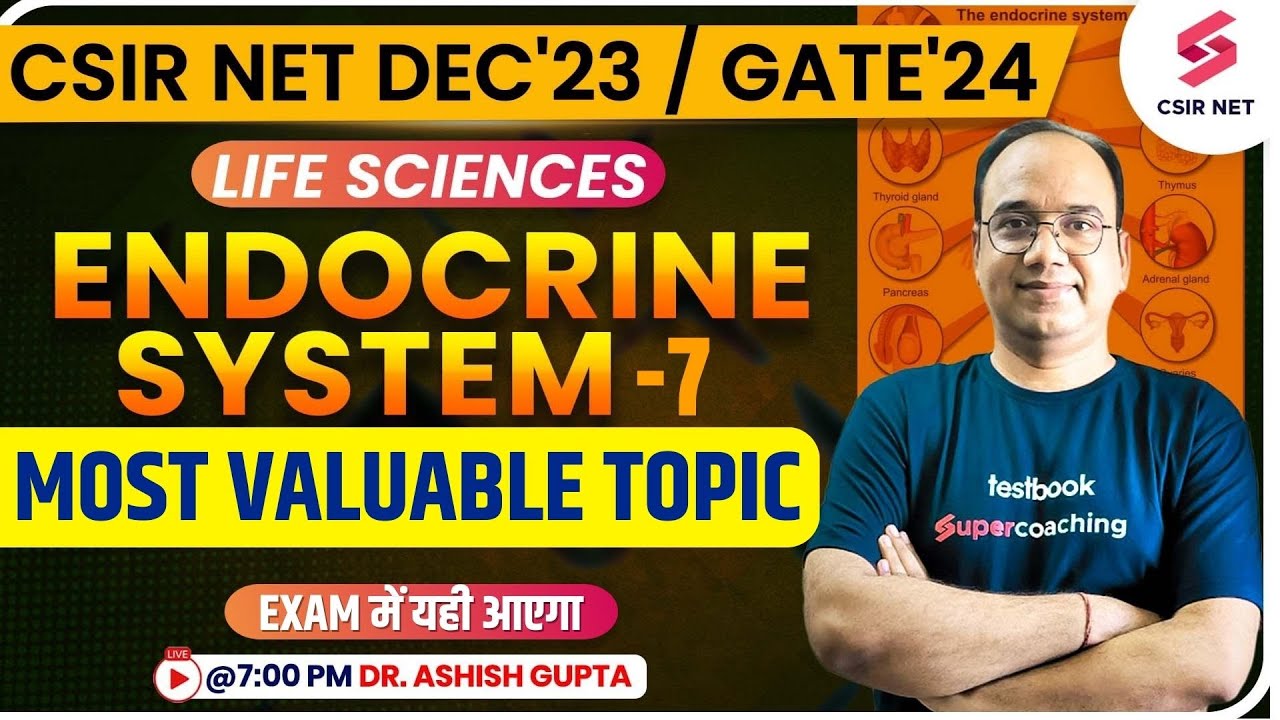 CSIR Dec 2023 | GATE 2024 | Life Sciences | Endocrine System | Most ...