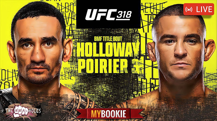 🔴UFC 318: MAX HOLLOWAY x DUSTIN POIRIER + COSTA x KOPYLOV | LIVE STREAM