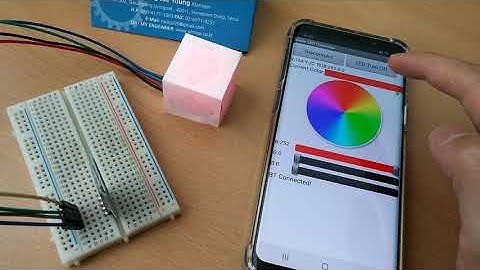 Arduino Uno 로 HC-06 블루투스 모듈과 RGB LED 모듈을 사용해서 무드등 만들어 보기