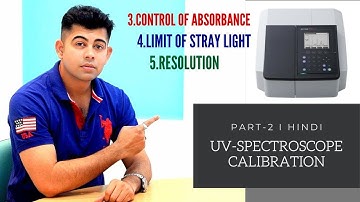 UV-SPECTROSCOPE CALIBRATION I METHODS I PART-2 I HINDI