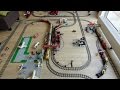 Huge Lego train dream layout fully automated by Arduino