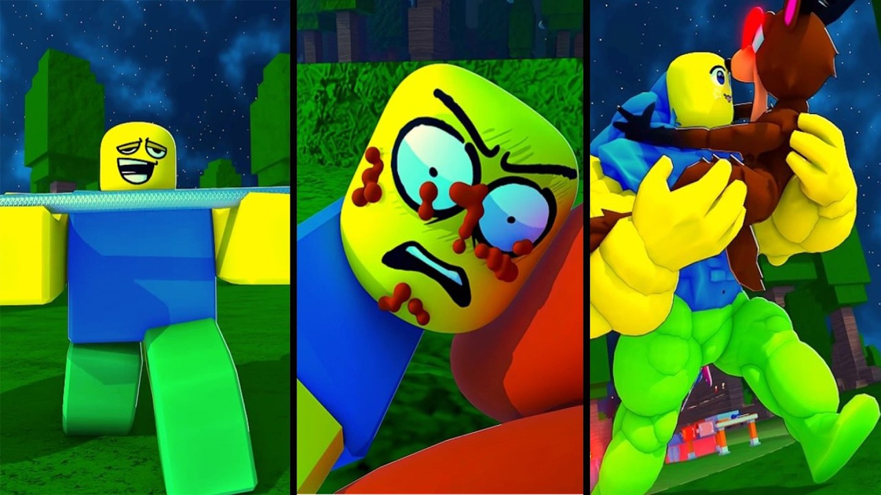 Roblox When Noob ran away from the deer - 99 night in the forest - Roblox Dead Rails