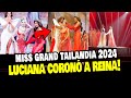 LUCIANA FUSTER CORONÓ A LA MISS GRAND TAILANDIA 2024 CON ESPECTACUAR VESTIDO
