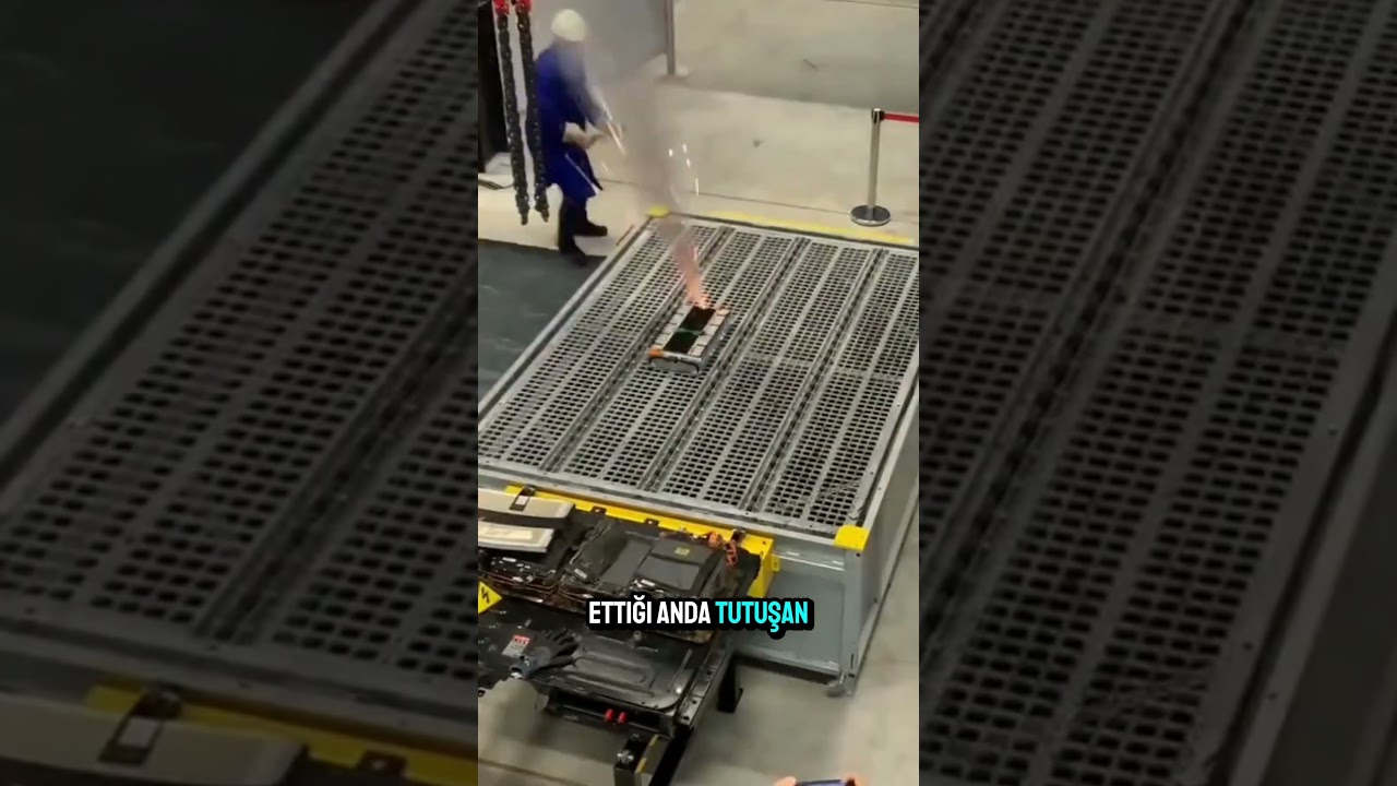 Elektrikli Araçlar Yanıyor mu! | Elektrikli Araçlarda Yangın Söndürme İşlemi Yetersiz? 