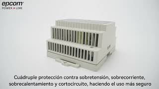 Fuente Industrial Epcom PLI12DC5A