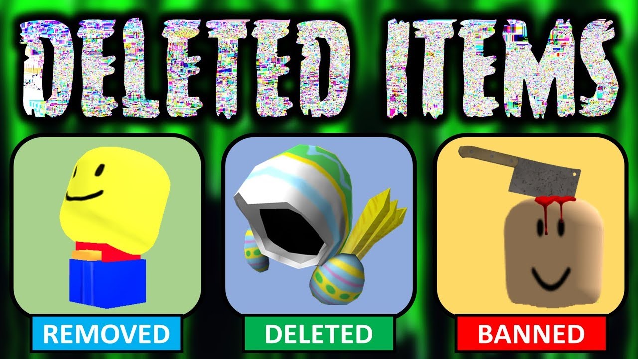 You Wont Believe Some Of These Deleted Roblox Items - you wont believe some of these deleted roblox items