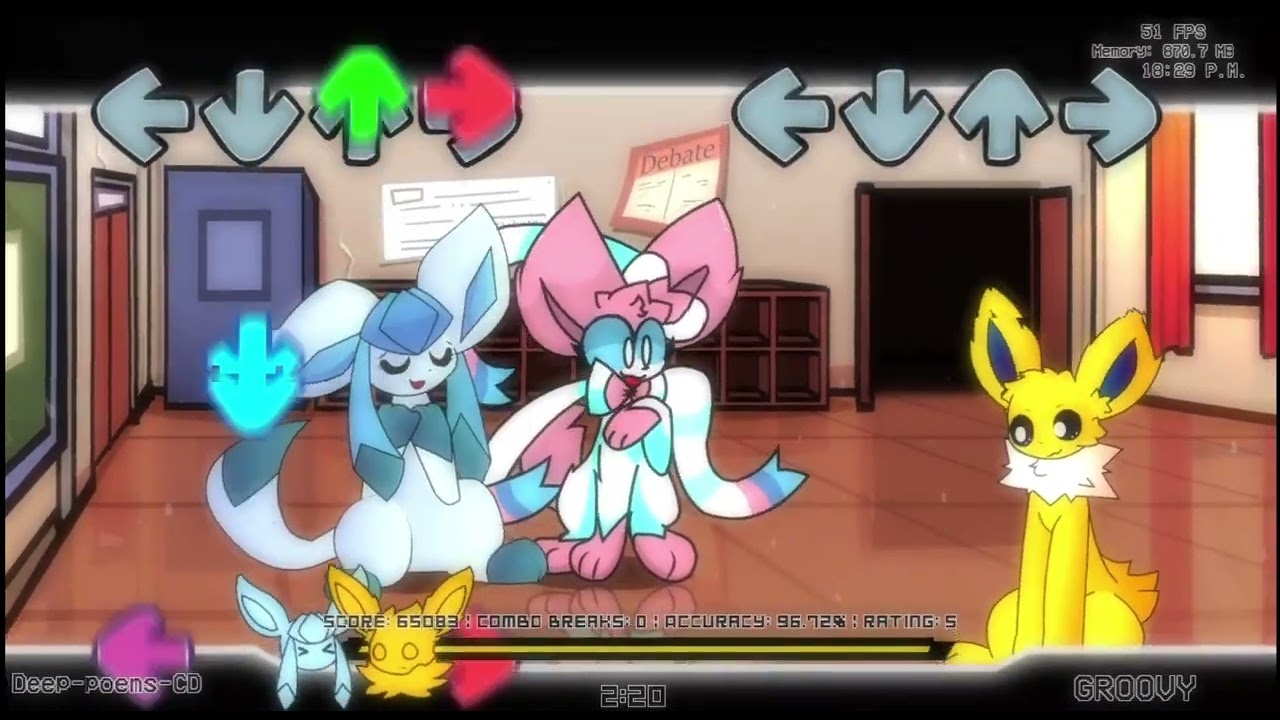 Eeveelution Squad: Deep Poems but Lazuli, Silvia and Speed sings it.