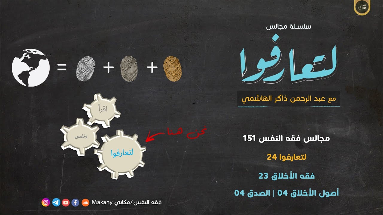 مجالس فقه النفس 151 | لتعارفوا 24 | فقه الأخلاق 23 | أصول الأخلاق 04 | الصدق 04 | مخادعات