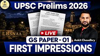UPSC Prelims 2026 GS Paper 1 | GS 1 First Reaction | GS Paper 1 Analysis | UPSC CSE Exam #ankitsir