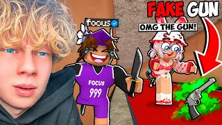 I Tricked Her With Fake Gun Ability.. Murder Mystery 2