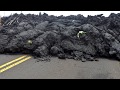 Leilani Lava Street Update Before and After May 2018