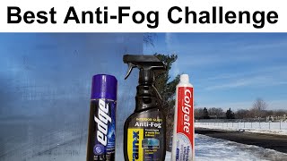 The Best AntiFog Product  A Head  On Challenge!