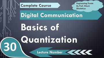 Quantization (Basics, Working Principle, Waveforms, Quantization Error & Quantization Noise)