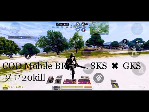 COD Mobile BR #133  SKS  ✖︎  GKS 【使用カスタム紹介】ソロBR20kill