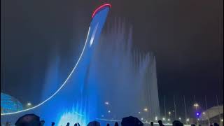 Поющие фонтаны в Олимпийском парке. Сочи. Адлер