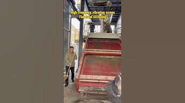 High frequency vibrating screen, fine sand screening#vibratingscreen #screening #screenmachine