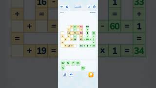 Math Crossword - Level 21 #mathspuzzle #mathsquiz #mathsshorts #mathskills #mathsclass #mathstricks