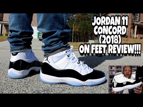 jordan 11 concord 2018 on feet