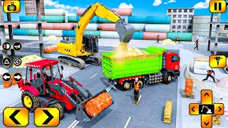 Simulator Permainan Konstruksi - Game Mobil Mobilan Truk - Android Gameplay screenshot 4