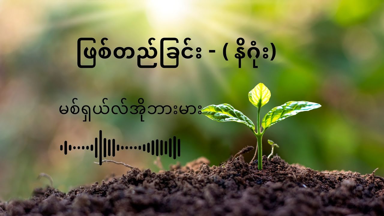 ဖြစ်တည်ခြင်း ( နိဂုံး)