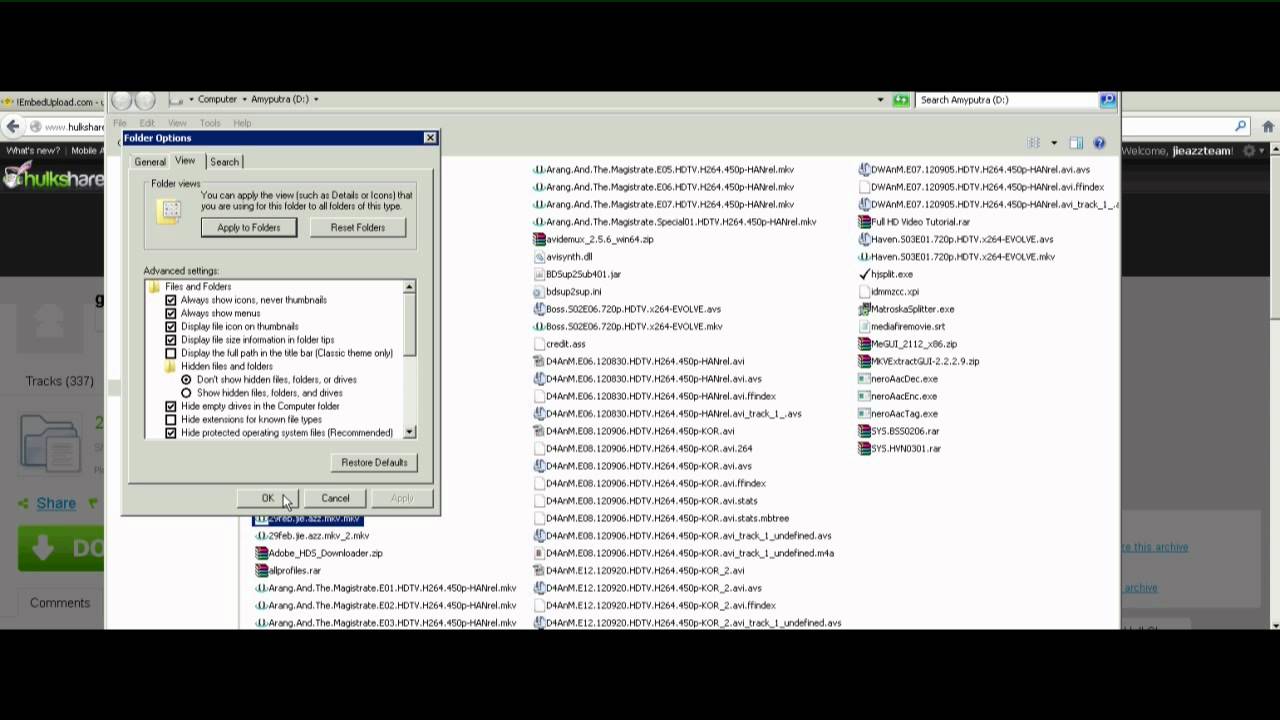 How To Download From Hulkshare And Rename It Youtube