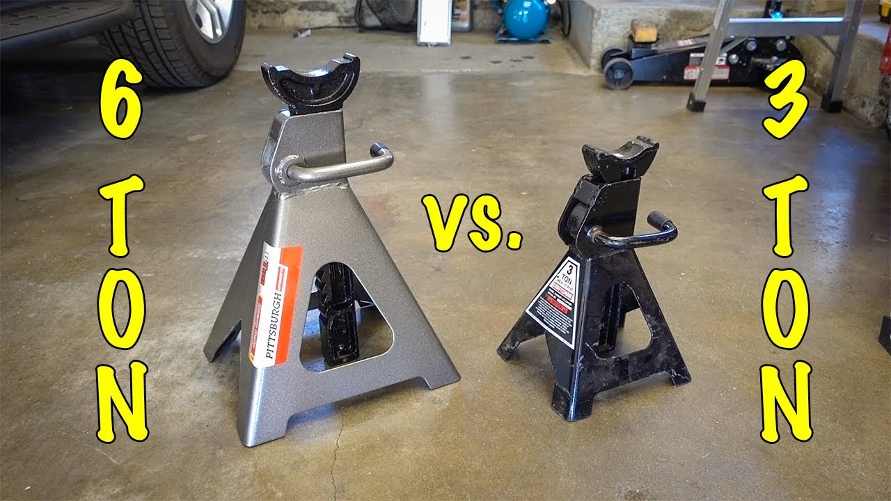Harbor Freight PITTSBURGH 6 TON HEAVY DUTY JACK STANDS - YouTube