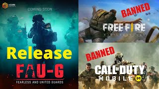 Faug by Akshay Kumar Released & Free Fire Call of Duty Mobile Ban in India WOW  | Pubg Ban in India