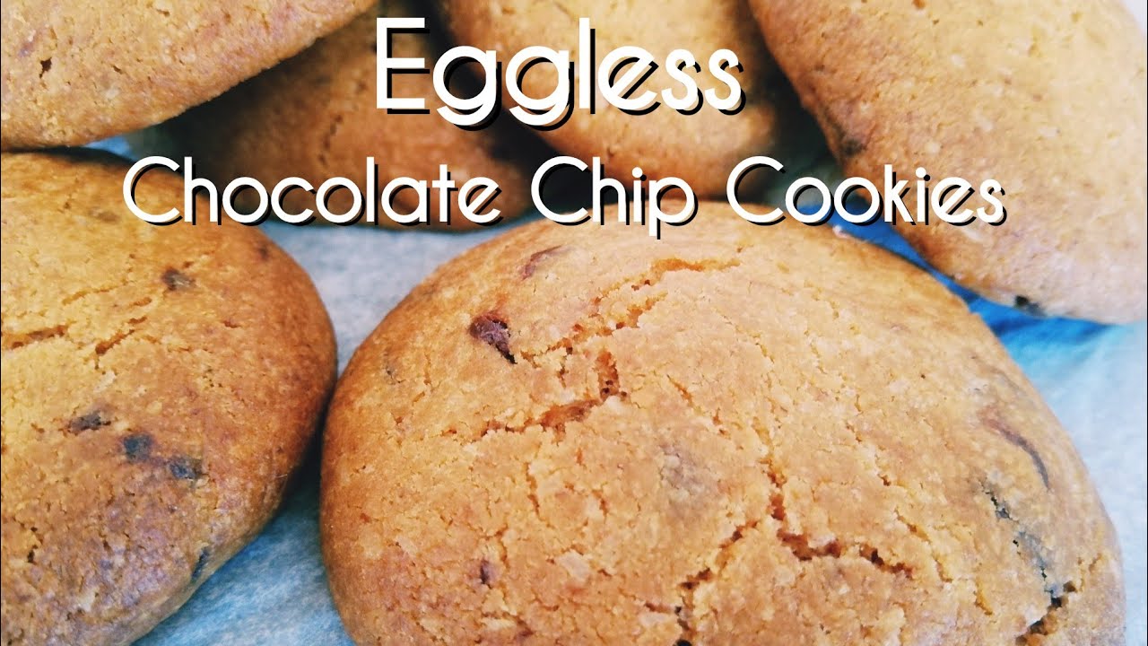 EGGLESS CHOCOLATE CHIP COOKIES WHEAT FLOUR (ATTA) COOKIES EASY COOKIE