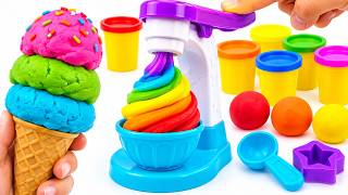 Rainbow Ice Cream Adventure 🍦✨ Colorful Dessert Fun