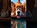 🐶 The Dog Lost His Bone Because of THIS! 😱 | Moral Story for Kids #shorts