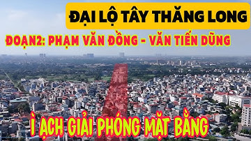 Đường Tây Thăng Long Hà Nội đến cuối năm 2025 vẫn chậm tiến độ vì giải phóng mặt bằng