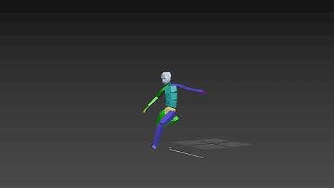 Some animations using 3ds max biped ( Soccer )