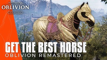 Oblivion Remastered | How To Get The Best Horse & Infinite Gold Farm