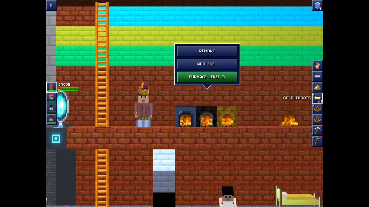 The Blockheads Gold Coins and Golden Chest YouTube