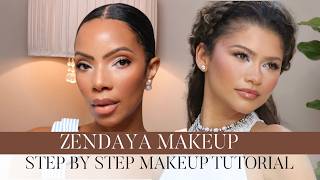 soft glam zendaya makeup look recreate screenshot 2