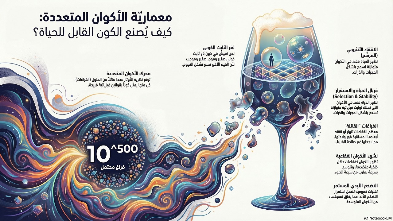 الكون المتعدد في نظرية الأوتار. الكون الفقاعي: كيف تختار الفراغات الميتا مستقرك في التضخم الأبدي؟