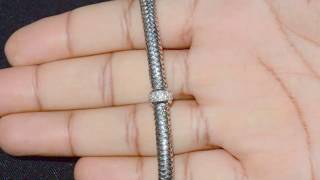Roberto Coin Gold Diamond Bangle