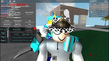 Roblox Exploiting Grab Knife Trolling | Glace Cafe Ep.37